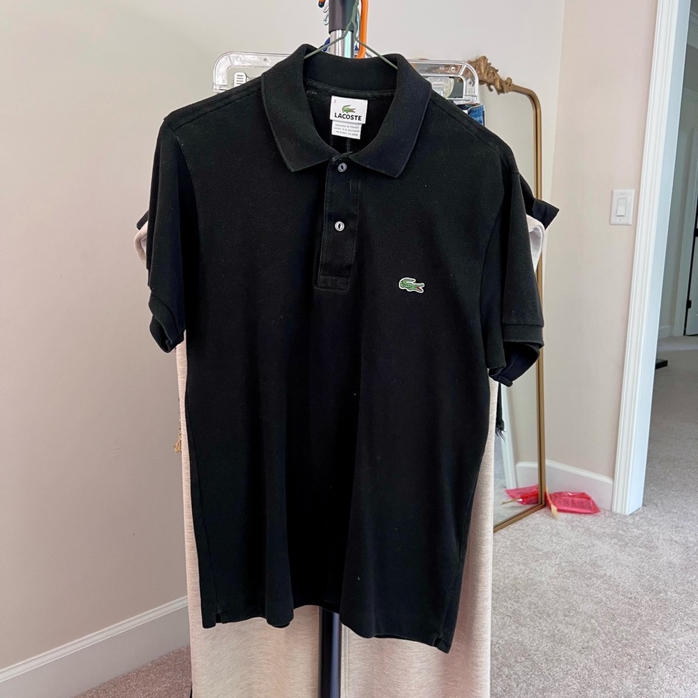 Lacoste Black Polo Shirt Classic Style